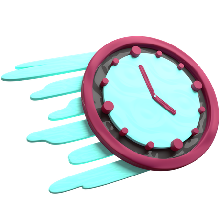 Wanduhr  3D Illustration