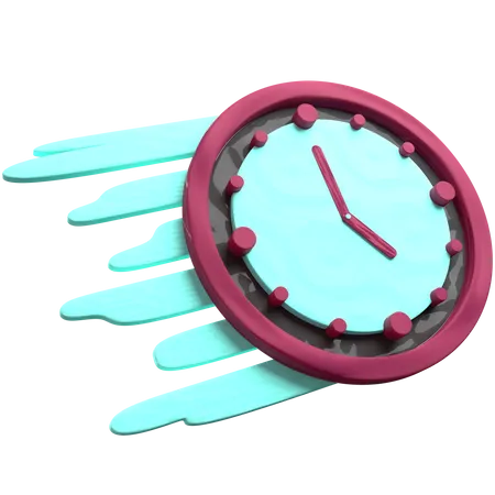 Wanduhr  3D Illustration