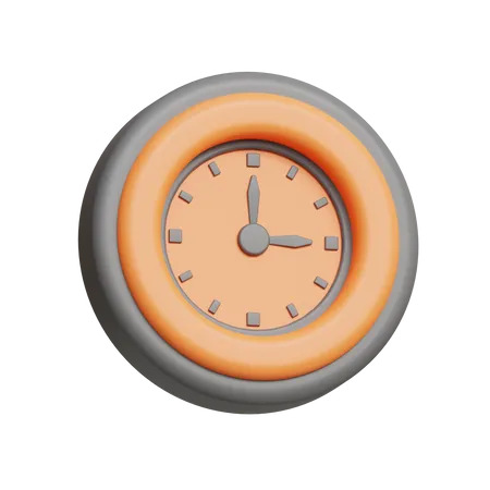 Wanduhr  3D Icon