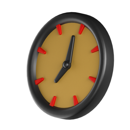 Wanduhr  3D Icon