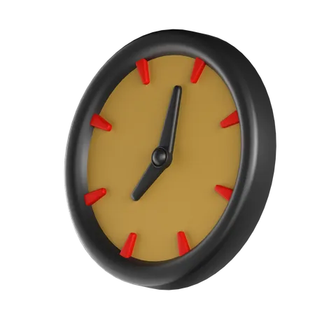 Wanduhr  3D Icon