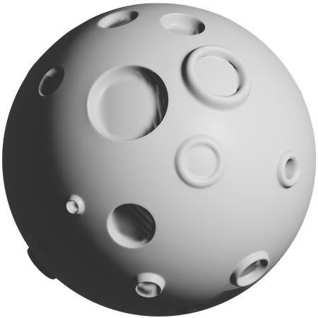 Waning Gibbous  3D Icon
