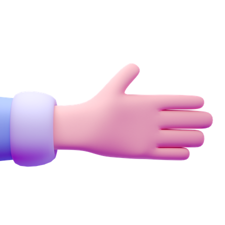 Want Hand Shake Gesture  3D Icon