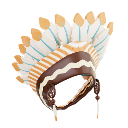 War Bonnet Mask  3D Icon