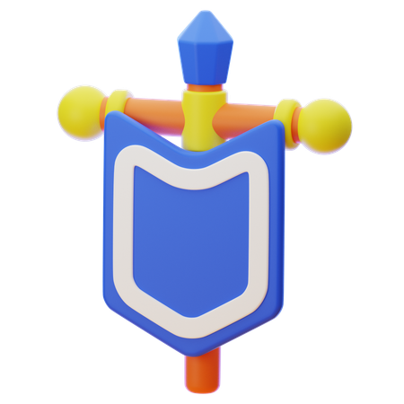 WAR FLAG  3D Icon