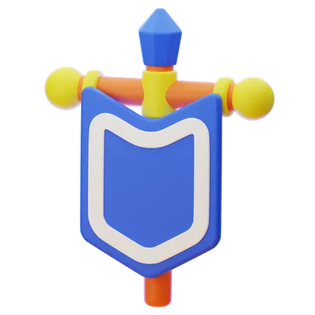 WAR FLAG  3D Icon