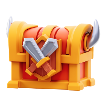 戦争ゲームチェスト  3D Icon