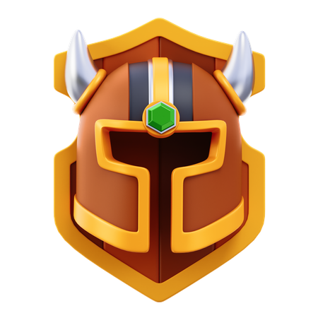 War Rank Helmet  3D Icon