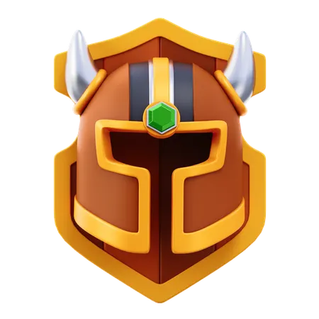 War Rank Helmet  3D Icon