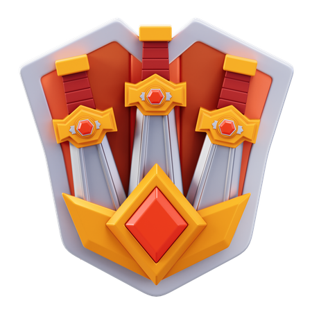 War Shield  3D Icon