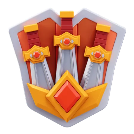 War Shield  3D Icon