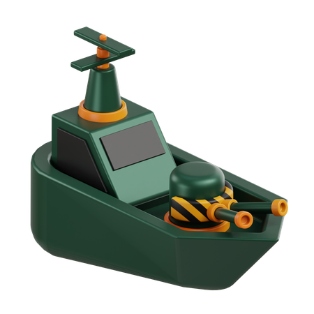 War Ship  3D Icon