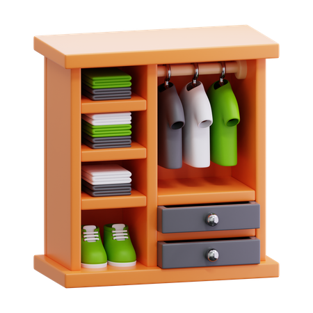 Wardrobe  3D Icon