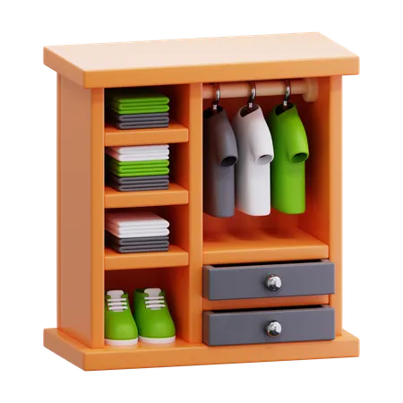 Wardrobe  3D Icon