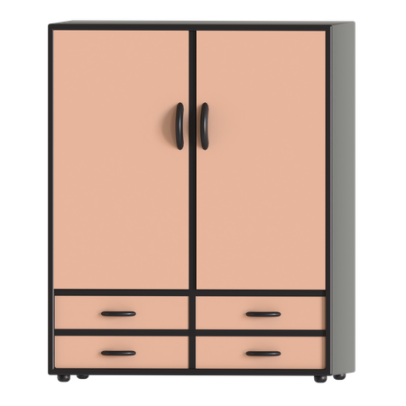 Wardrobe  3D Icon