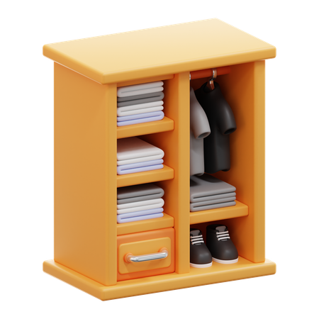 Wardrobe  3D Icon