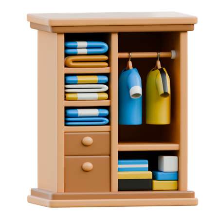 Wardrobe  3D Icon