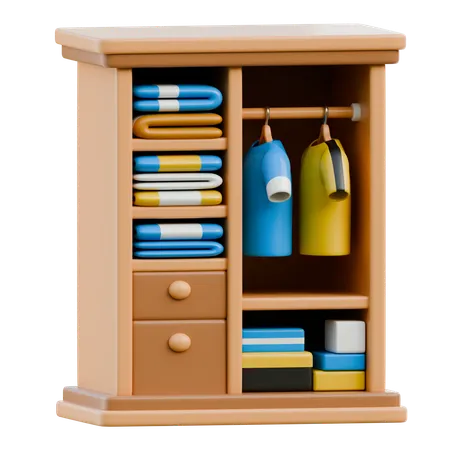 Wardrobe  3D Icon