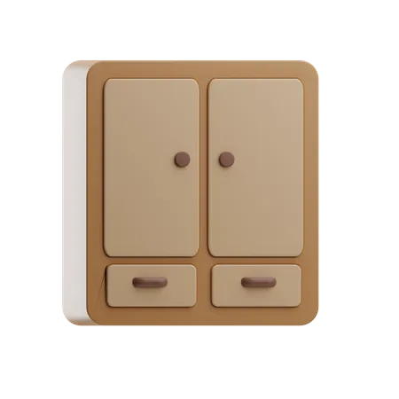 Wardrobe  3D Icon