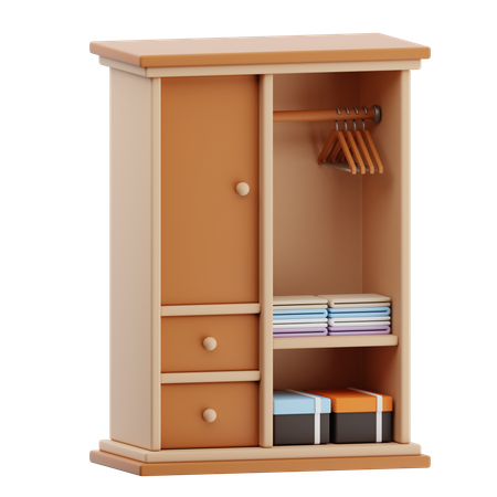 Wardrobe  3D Icon