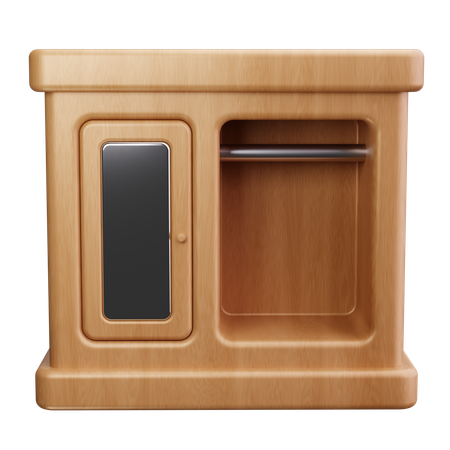 Wardrobe  3D Icon