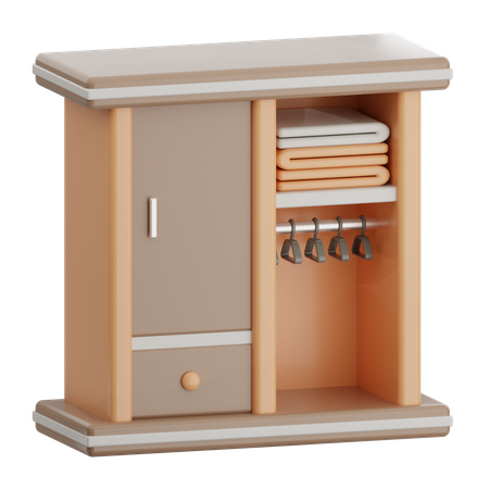 Wardrobe  3D Icon