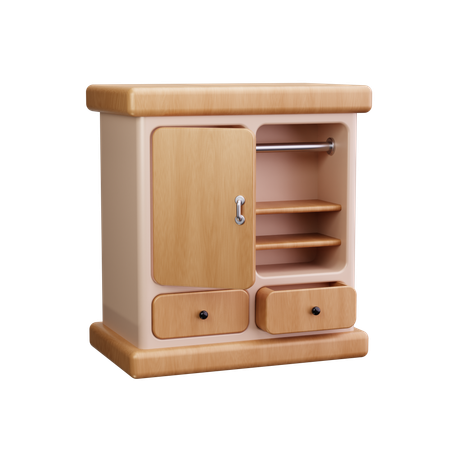 Wardrobe  3D Icon