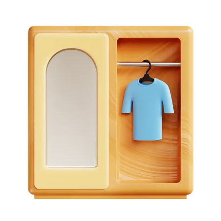 Wardrobe  3D Illustration