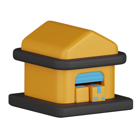 Warehouse  3D Icon