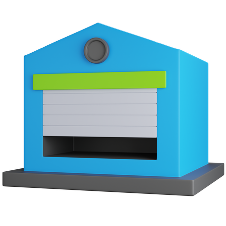Warehouse  3D Icon