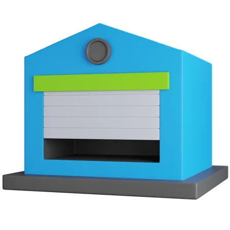 Warehouse  3D Icon