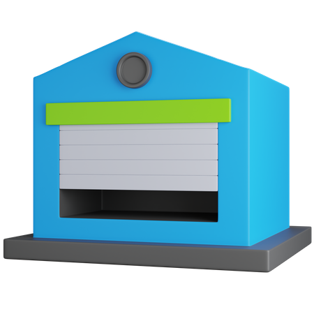 Warehouse  3D Icon