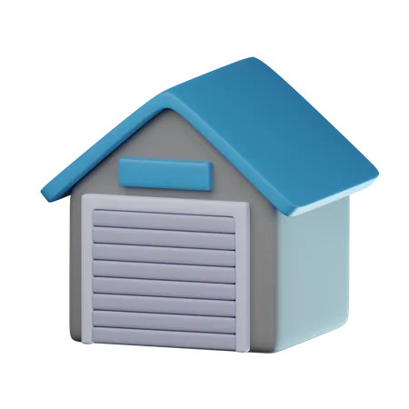 Warehouse  3D Icon