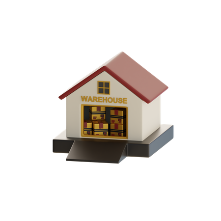 Warehouse  3D Icon