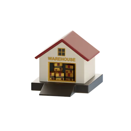 Warehouse  3D Icon