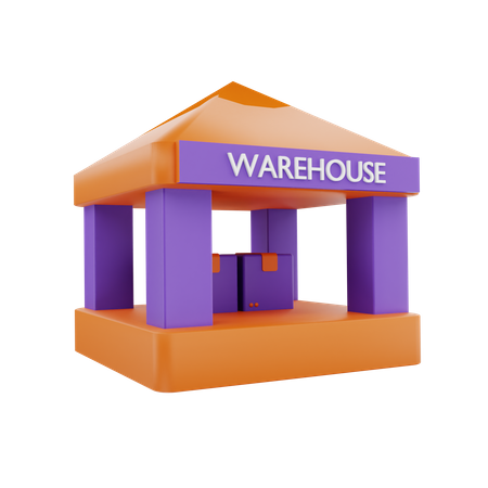 Warehouse  3D Icon