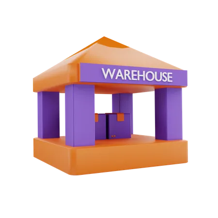 Warehouse  3D Icon