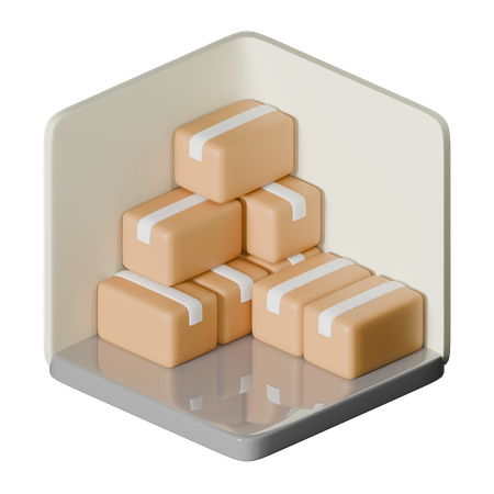 Warehouse  3D Icon