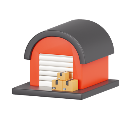 Warehouse  3D Icon