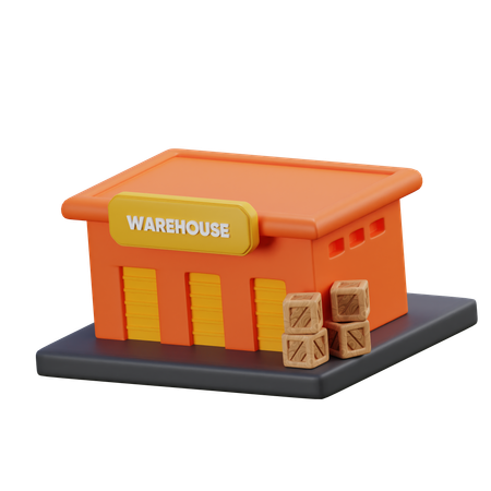 Warehouse  3D Icon