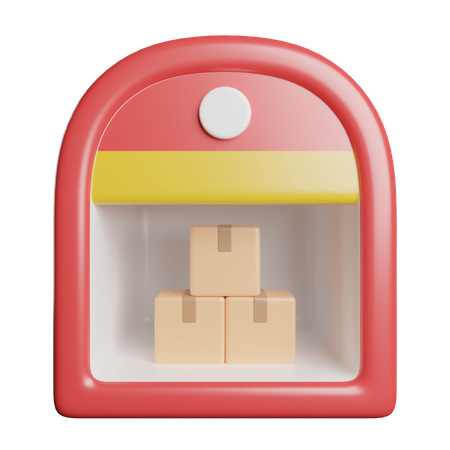 Warehouse  3D Icon