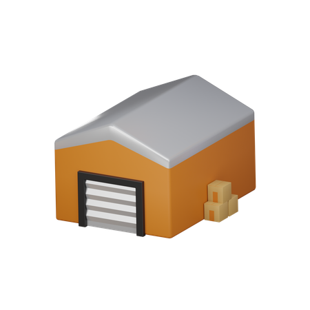 Warehouse  3D Icon