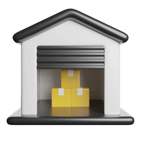 Warehouse  3D Icon