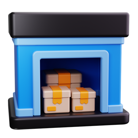 Warehouse  3D Icon