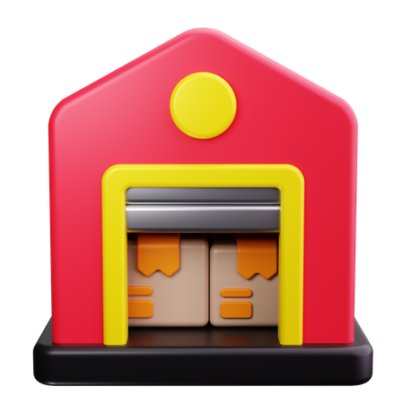 Warehouse  3D Icon