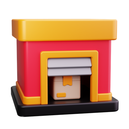 Warehouse  3D Icon