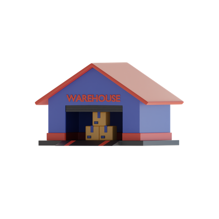 Warehouse  3D Icon