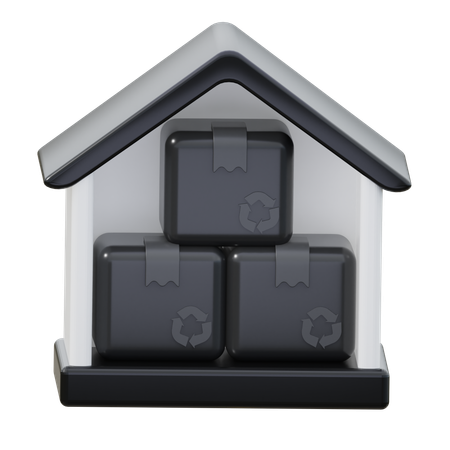 Warehouse  3D Icon