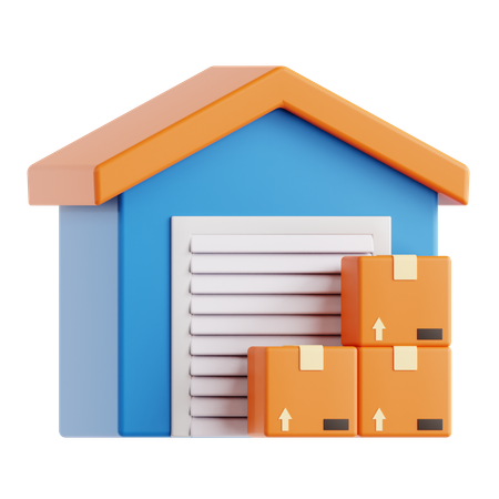 Warehouse  3D Icon