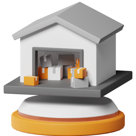 Warehouse  3D Icon